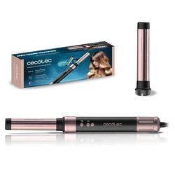 Cecotec Brosse à Air Coanda Bamba CermicCare 2in1 AirGlam Black Technology, 2 Heads, 1400W, moteur numérique, éliminateur de frisottis, 3 vitesses, 3 températures