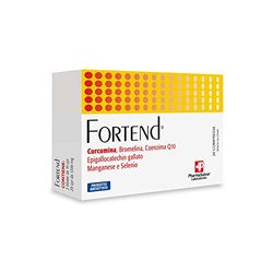 Fortend® Integratore Alimentare per il Benessere di Tendini e Legamenti - a base di Curcumina MicroActive®, Epigallocatechin gallato e Bromelina con Coenzima Q10, Manganese e Selenio - 20 compresse