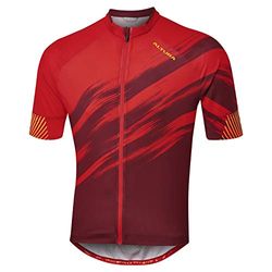 Altura Heren Airstream shirt met korte mouwen, rood/kastanjebruin, 2XL