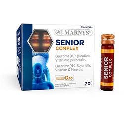 Marnys Senior Complex 20 viales - Coenzima Q10 110 mg - Jalea Real, Vitaminas y Minerales - Energía Corporal Y Normal Funcionamiento del Sistema Nervioso e Inmune 389 g