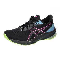 ASICS Gt-1000 12 GTX sneakers för kvinnor, Svart het rosa, 37.5 EU