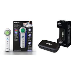Termómetro Braun sin contacto y con contacto con Age Precision, BNT400 & Funda de protección para termómetro