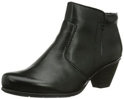 Jana 25303 Cowboylaarzen voor dames, korte schacht, zwart zwart 1, 40.5 EU Breed