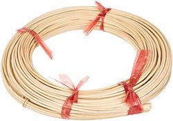 Rayher Rolo de vime natural, 1A Nr.6, 125 g, aprox. 40 m, 2,6 mm ø, artesanato, cestaria, 6502600