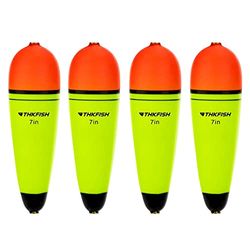 THKFISH Slip Bobbers Floats EVA-Slider-Bobbers Slip Kurken voor Zee Vissen Meerval Bobbers Assortiment Zoetwater 7"-4 STKS
