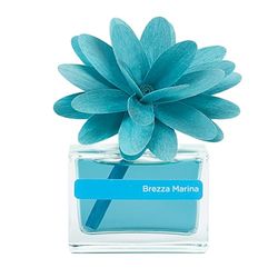 MUHA' | Profumatore per ambienti Flower Diffuser, Fragranza Brezza Marina, Diffusore Ambiente con Fiore in Legno di Betulla, Formato da 30 ml