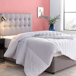 Silentnight Mine - Piumino 13,5 tog, per Letto King, 200 x 200 cm, Colore Bianco