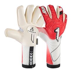 Rinat Nkam Pro Keepershandschoenen, volwassenen, wit, rood, maat 9