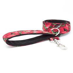 CandyPet® Corda per Cani – 120 cm di Cotone con Manico Imbottito Softshell – Strawberry
