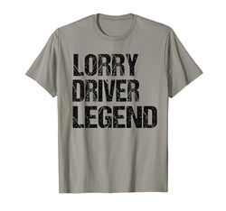 Lorry Driver Legend Vintage Retro Funny Lorry Driver T-Shirt