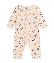 Petit Bateau A09LU Pyjama, zonder voet, lawine/incognito, 3 jaar, uniseks baby, lawine/incognito, 3 Jaar