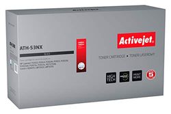 Activejet ATH-53NX toner for HP printer; HP 53X Q7553X Canon CRG-715H replacement Supreme; 7900 pages; black