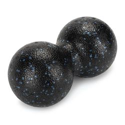 TREXO Doppio diametro 12 cm, palla massaggiante in blu per massaggi muscolari offre sollievo
