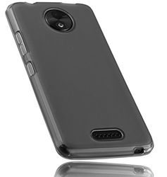 mumbi Fodral kompatibel med Lenovo Moto C mobilskal, transparent svart