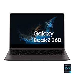 Samsung Laptop Galaxy Book2 360, procesor Intel Core i5 13,3 cala, system Windows 11 Home, 8 GB RAM, 512 GB SSD, kolor grafitowy