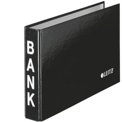 Leitz Bankmap (2 ringen, 20 mm) zwart