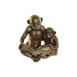 DKD Home Decor Statuetta decorativa Resina Mono (17 x 15 x 17 cm)