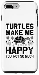 Custodia per iPhone 7 Plus/8 Plus Le tartarughe mi rendono felice non così tanto tartaruga marina
