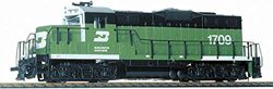 Walthers Track H0 Diesellok GP9M 'Burlington'Northern