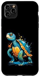 Tartaruga Colorata – Illustrazione Artistica Splash Custodia per iPhone 11 Pro Max