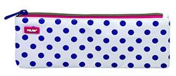 Milan Dots 3 Pencil Cases, 23 cm, Blue/White