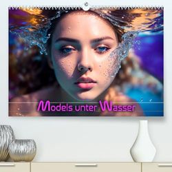 Models unter Wasser (hochwertiger Premium Wandkalender 2024 DIN A2 quer), Kunstdruck in Hochglanz: Atemberaubende Unterwasserporträts wunderschöner Frauen in magischem Licht