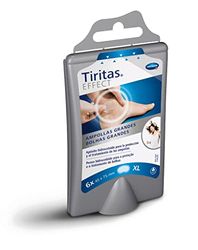 Effect blarenpleister XL, verlichting van wrijving en druk; hiel- en enkelscheuren; hydrocolloïde voor eenmalig gebruik; 6 stuks