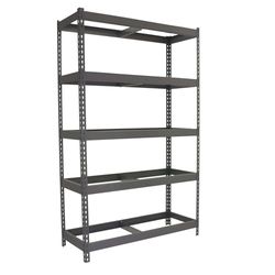 SimonRack Estantería Metálica, 2000x1800x600 mm, 400 kg de Punto Flexión, 5 Alturas, Sin Bandejas, Estantería Almacenaje, Estantería Industrial, Gris - SimonTaller