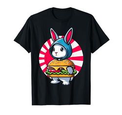 Hamburger Bunny Hamburguesa Conejo Comida rápida Camiseta