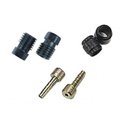 XLC Unisex - volwassenen BR-X65 aansluitkit voor schijfremleiding, zwart, zilver, unisize
