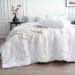 Maple&Stone Ensemble de Couette Blanc pour lit Double