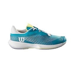 Wilson Kaos Swift 1.5, Sneaker Donna, Algiers Blue/White/Sunny Lime, 39 1/3 EU