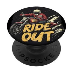 Motocicleta genial para los amantes de la temporada de motocicletas y los amantes de la PopSockets PopGrip Adhesivo