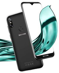 4G Telefono Movil Libres, DOOGEE Y8 Android 9.0 Smartphones Libres Dual Sim, 19:9 Pantalla 6.1'' 3Go RAM 16Go ROM, 3400mAh, Cámara Trasera Doble 8+5MP, Face ID + Huella Digital, Negro