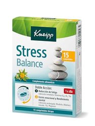 Kneipp Stress Balance: Tecnología Bicapa; Alivio del Estrés; Reduce la Fatiga y el Cansancio; 15 Comprimidos