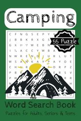 Camping: Word Search Book Puzzles for Adults, Seniors & Teens