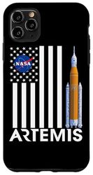 NASA Artemis Mission SLS US Flag Insignia Logo Case for iPhone 11 Pro Max