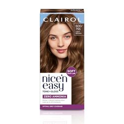 Clairol Nice'n Easy Tone+Gloss Semi Permanent Hair Dye - 600/755 Light Brown