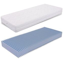 Matras Lupin waterfoam polyurethaan hoog 19 cm Bayscent-overtrek afneembaar 80 x 200 cm