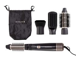 Remington Brosse Soufflante [Idéale Cheveux Longs] Blow Dry & Style (1000W, Température variable, Air Frais, Ionique, 2 brosses rondes 50 et 38mm, Brosse Lissage, Concentrateur) AS7500