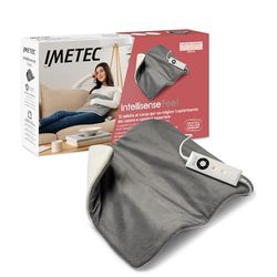 Imetec Intellisense Feel, multifunctioneel verwarmingskussen, voor rug en buik, snelle opwarming, hypoallergeen materiaal, 5 temperaturen, elektroblokveiligheid, wasbaar