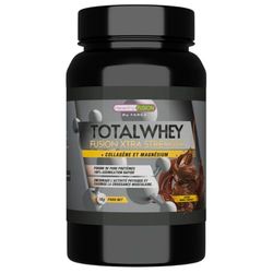 Healthy Fusion, TotalWhey | Collagène & Magnésium | Assimilation Rapide | Augmente la Masse Musculaire & Améliore la Récupération | Saveur Double Chocolat| 1000g