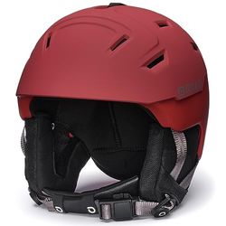 Briko Casco Helmet, Adultos Unisex, Matt Old Brick Red-Monza Red-Dorado Brown, X-Large