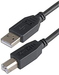 Pro Signal PSG91413 USB 2.0 A Plug to B Plug Cable, 3 m, Black