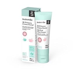 Suavinex Infant Face Cream, Suitable for Newborns. Daily Moisturizing Face Cream. Active MultiProtection Formula Nutter, Soothes and Protects. 97% Natural Origin Ingredients, 50 ml