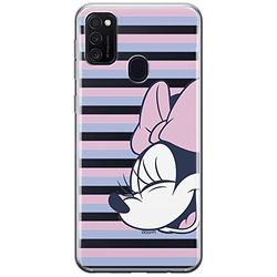 ERT GROUP mobiel telefoonhoesje voor Samsung M21 origineel en officieel erkend Disney patroon Minnie 022 optimaal aangepast aan de vorm van de mobiele telefoon, gedeeltelijk bedrukt