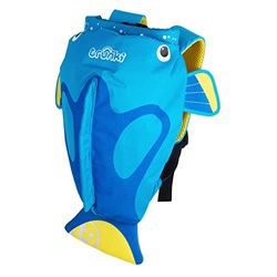 Trunki PaddlePak Sac à Dos Enfants de Natation Étanche pour Enfants et Sac de Sport Enfants – Sac Enfants Poisson Chirurgien (Bleu)