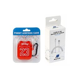 Pack Airpods Skal Form Nummer + kabel USB-Lightning-data