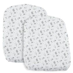 Chicco Set Lenzuola Culla 2 Pezzi Baby Hug Grey Sheep