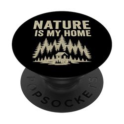 Nature Is My Home - Diseño vintage de desierto PopSockets PopGrip Adhesivo